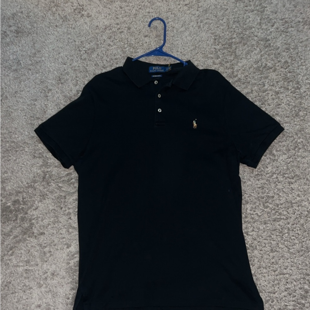 Ralph Lauren Men's Black Polo Shirt